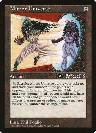 Mirror Universe (1st Place) (Arena League) (OVER-) - Oversize Cards | Grognard Games