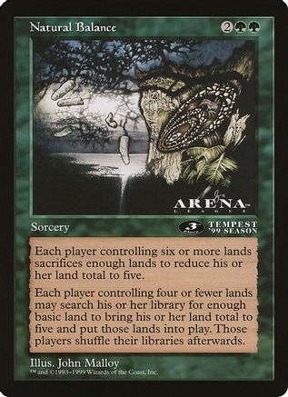 Natural Balance (3rd Place) (Arena League) (OVER-) - Oversize Cards | Grognard Games