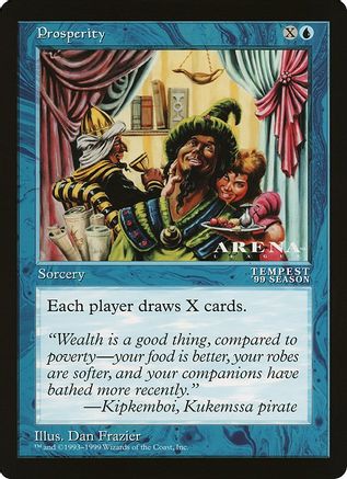 Prosperity (Arena League) (OVER-) - Oversize Cards | Grognard Games