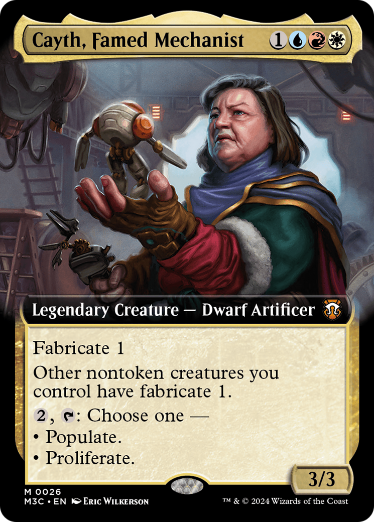 Cayth, Famed Mechanist (Extended Art) [Modern Horizons 3 Commander] | Grognard Games