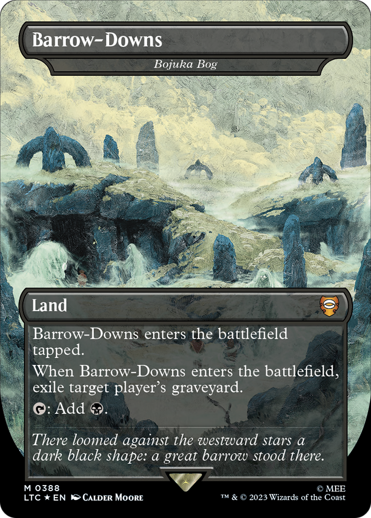 Barrow-Downs - Bojuka Bog (Surge Foil Realms and Relics) [The Lord of the Rings: Tales of Middle-Earth Commander] | Grognard Games