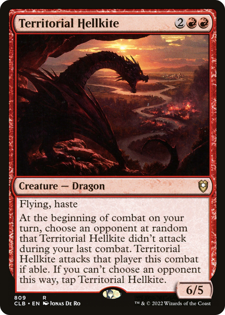 Territorial Hellkite [Commander Legends: Battle for Baldur's Gate] | Grognard Games