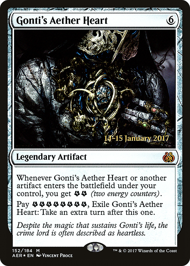 Gonti's Aether Heart [Aether Revolt Prerelease Promos] | Grognard Games