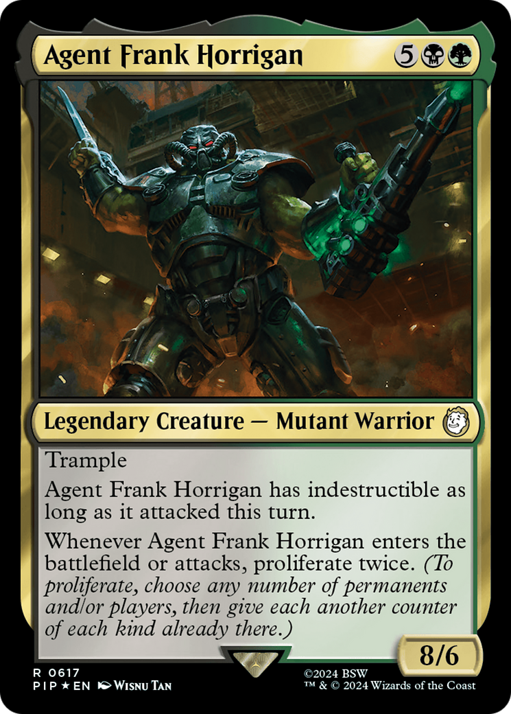 Agent Frank Horrigan (Surge Foil) [Fallout] | Grognard Games