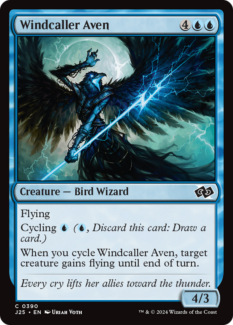 Windcaller Aven [Foundations Jumpstart] | Grognard Games
