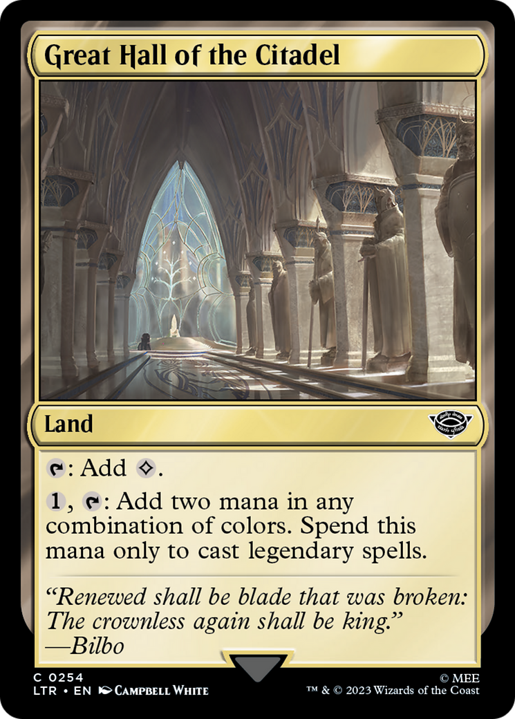 Great Hall of the Citadel [The Lord of the Rings: Tales of Middle-Earth] | Grognard Games