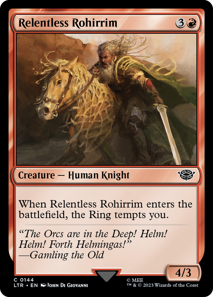 Relentless Rohirrim [The Lord of the Rings: Tales of Middle-Earth] | Grognard Games