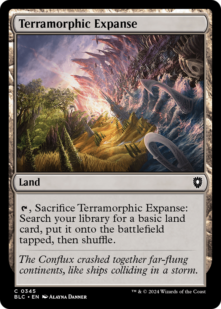 Terramorphic Expanse [Bloomburrow Commander] | Grognard Games