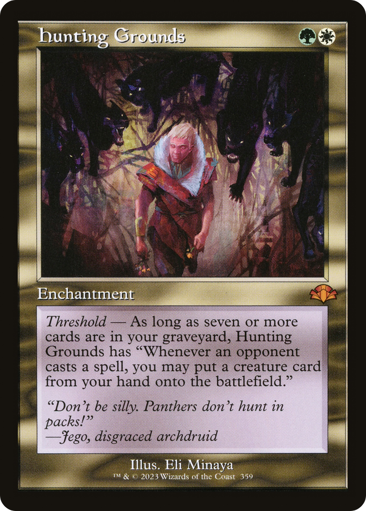 Hunting Grounds (Retro) [Dominaria Remastered] | Grognard Games