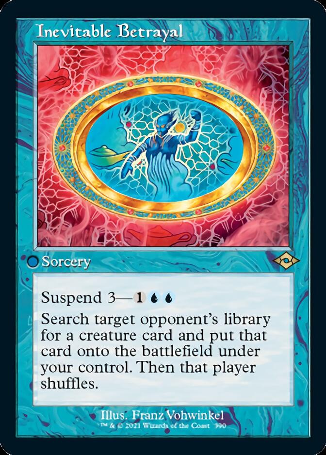 Inevitable Betrayal (Retro Foil Etched) [Modern Horizons 2] | Grognard Games