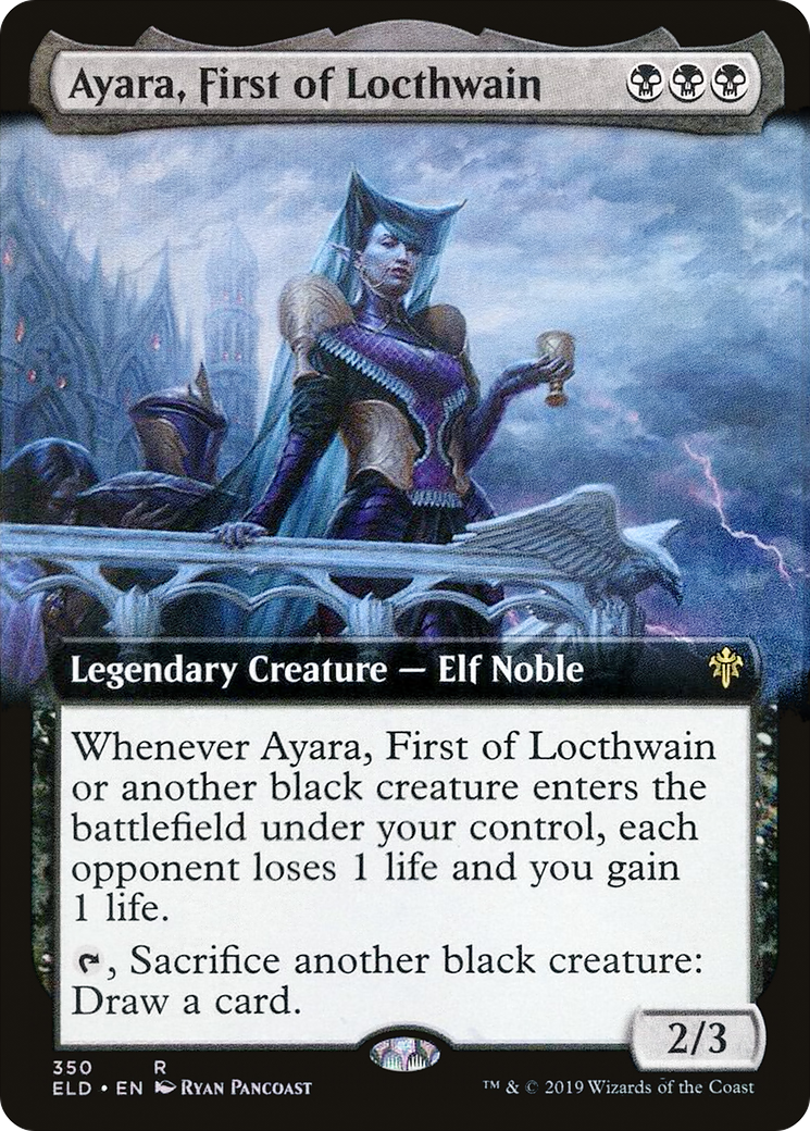 Ayara, First of Locthwain (Extended) [Throne of Eldraine] | Grognard Games