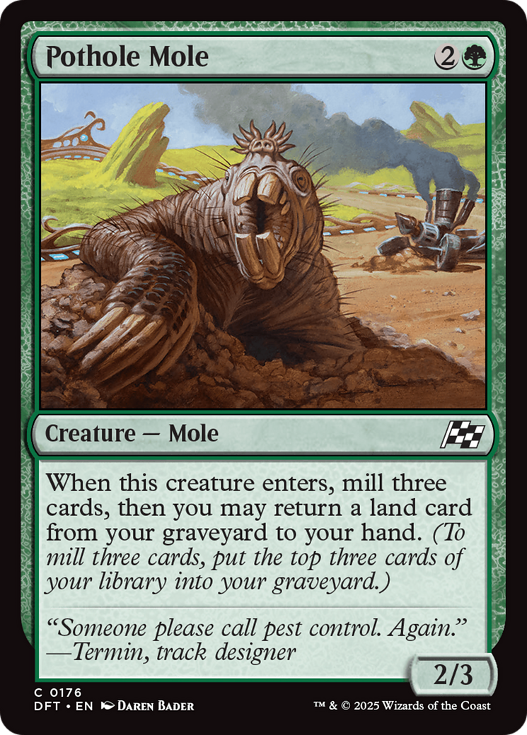 Pothole Mole [Aetherdrift] | Grognard Games