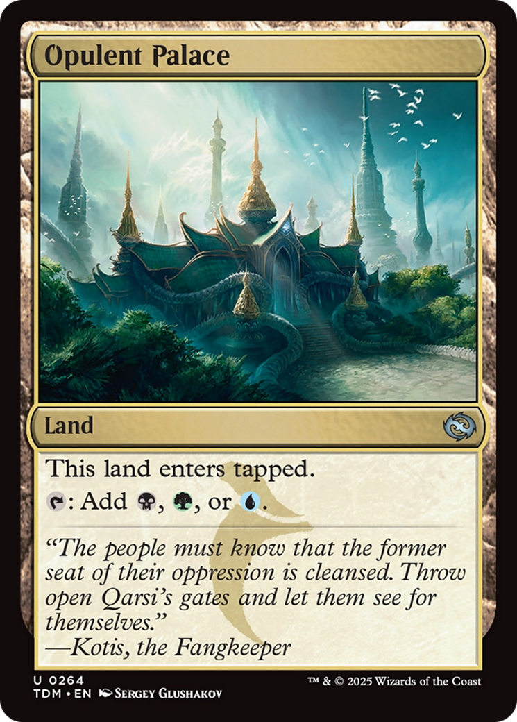 Opulent Palace [Tarkir: Dragonstorm] | Grognard Games