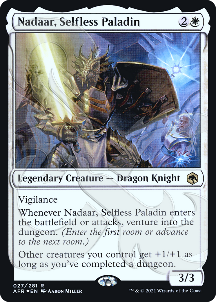 Nadaar, Selfless Paladin (Ampersand Promo) [Dungeons & Dragons: Adventures in the Forgotten Realms Promos] | Grognard Games