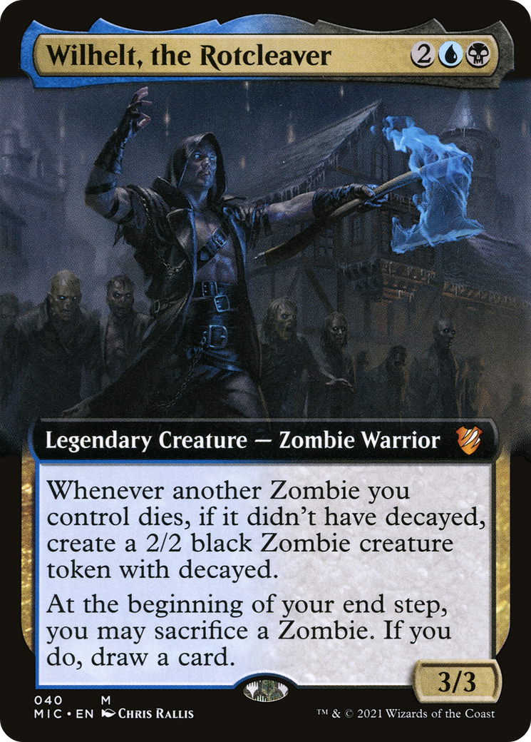 Wilhelt, the Rotcleaver (Extended) [Innistrad: Midnight Hunt Commander] | Grognard Games