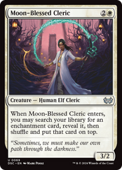 Moon-Blessed Cleric [Duskmourn: House of Horror Commander] | Grognard Games