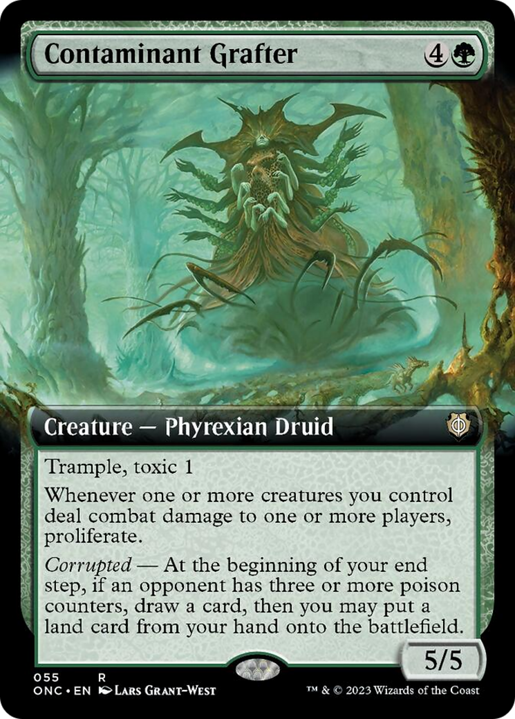 Contaminant Grafter (Extended Art) [Phyrexia: All Will Be One Commander] | Grognard Games