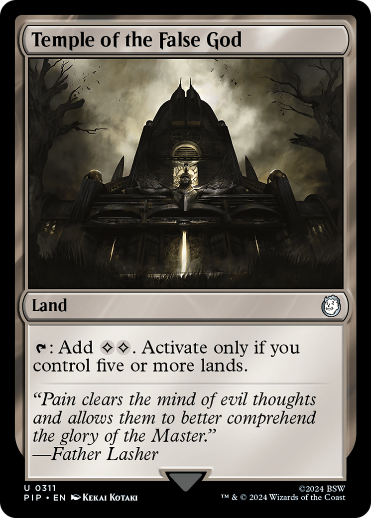 Temple of the False God [Fallout] | Grognard Games