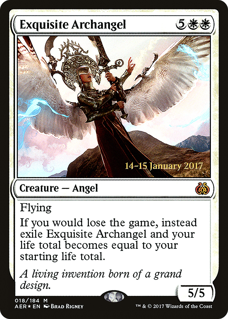 Exquisite Archangel [Aether Revolt Prerelease Promos] | Grognard Games