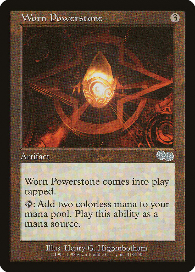 Worn Powerstone [Urza's Saga] | Grognard Games