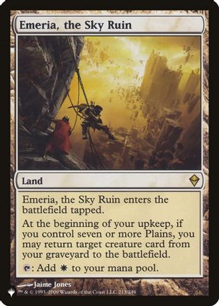 Emeria, the Sky Ruin (LIST-213/249) - The List Reprints | Grognard Games