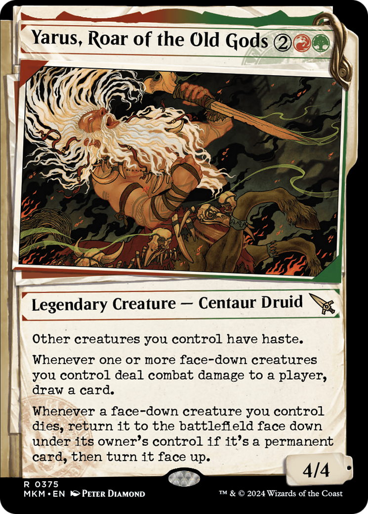 Yarus, Roar of the Old Gods (Showcase) [Murders at Karlov Manor] | Grognard Games