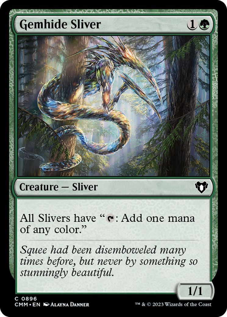 Gemhide Sliver [Commander Masters] | Grognard Games
