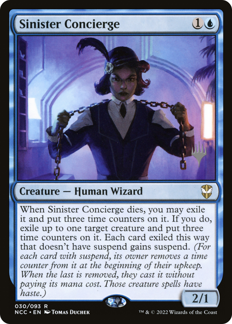 Sinister Concierge (Promo Pack) [Streets of New Capenna Commander Promos] | Grognard Games