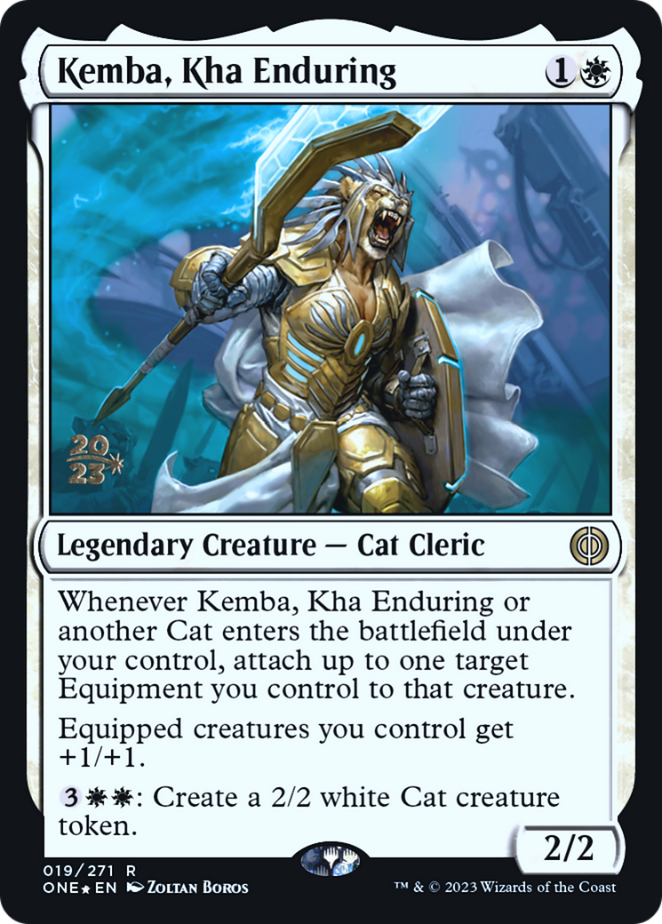 Kemba, Kha Enduring [Phyrexia: All Will Be One Prerelease Promos] | Grognard Games