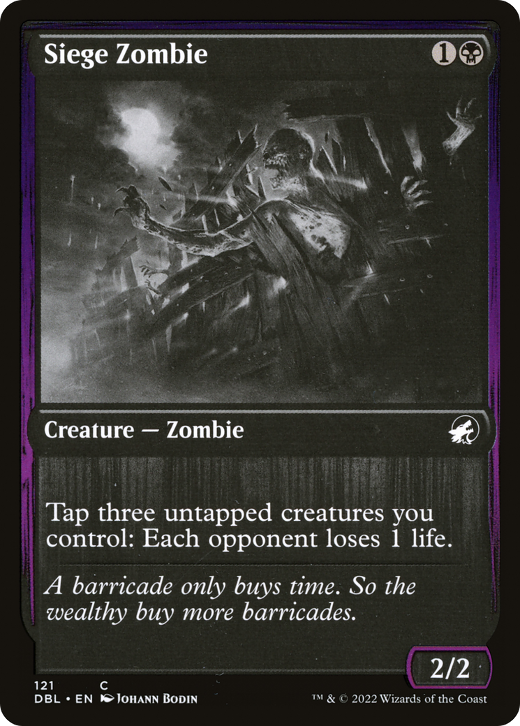 Siege Zombie [Innistrad: Double Feature] | Grognard Games