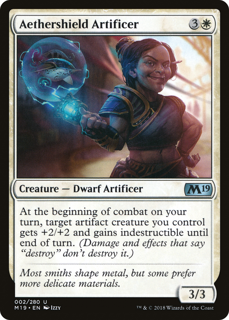 Aethershield Artificer [Core Set 2019] | Grognard Games