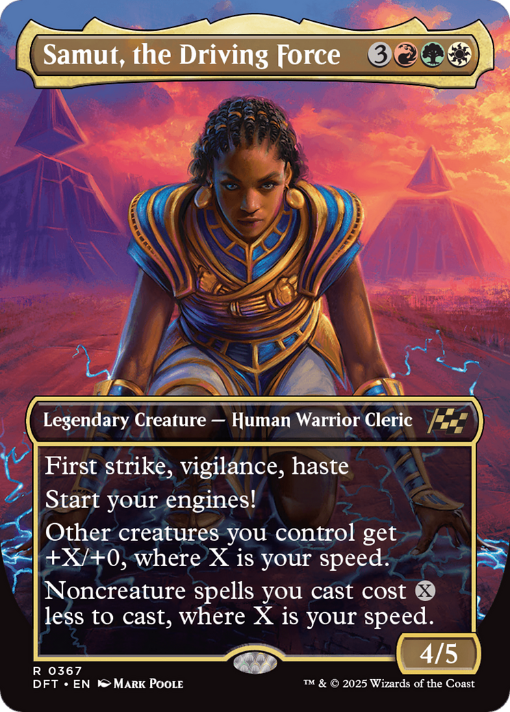 Samut, the Driving Force (Borderless) [Aetherdrift] | Grognard Games