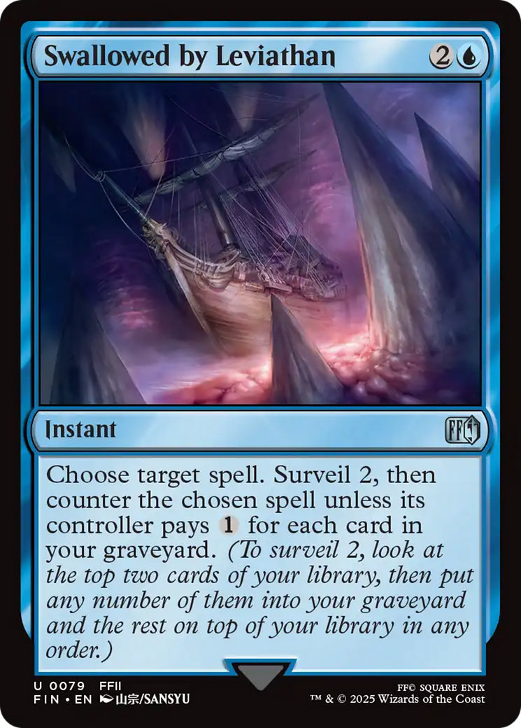 Swallowed by Leviathan (FIN-079) - FINAL FANTASY Foil | Grognard Games