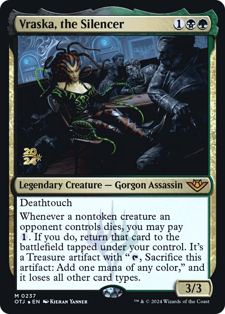 Vraska, the Silencer [Outlaws of Thunder Junction Prerelease Promos] | Grognard Games
