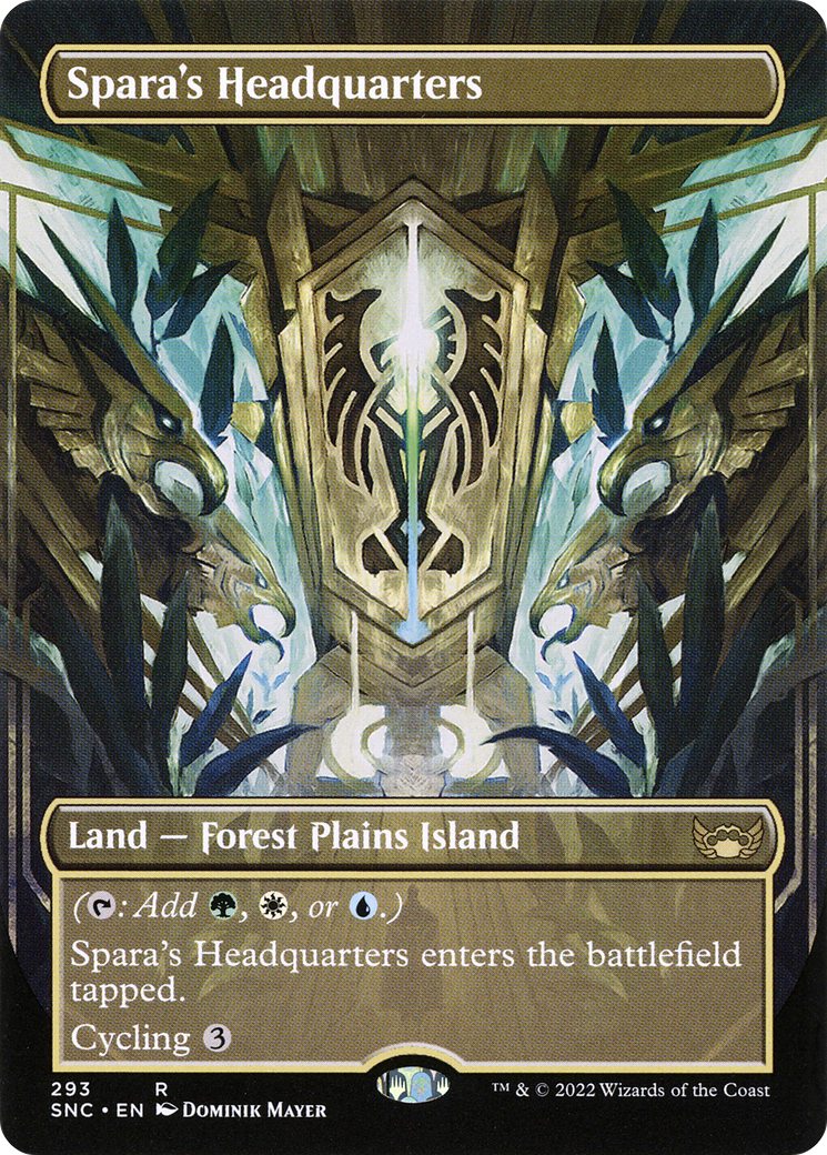 Spara's Headquarters (Borderless Alternate Art) [Streets of New Capenna] | Grognard Games
