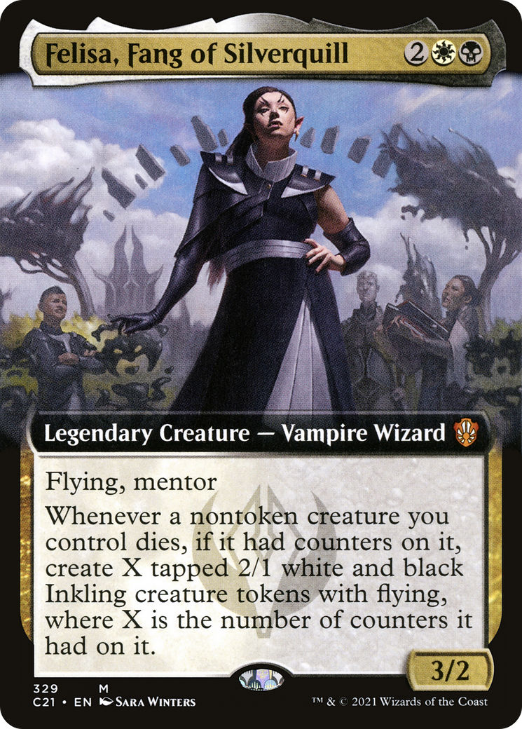 Felisa, Fang of Silverquill (Extended) [Commander 2021] | Grognard Games