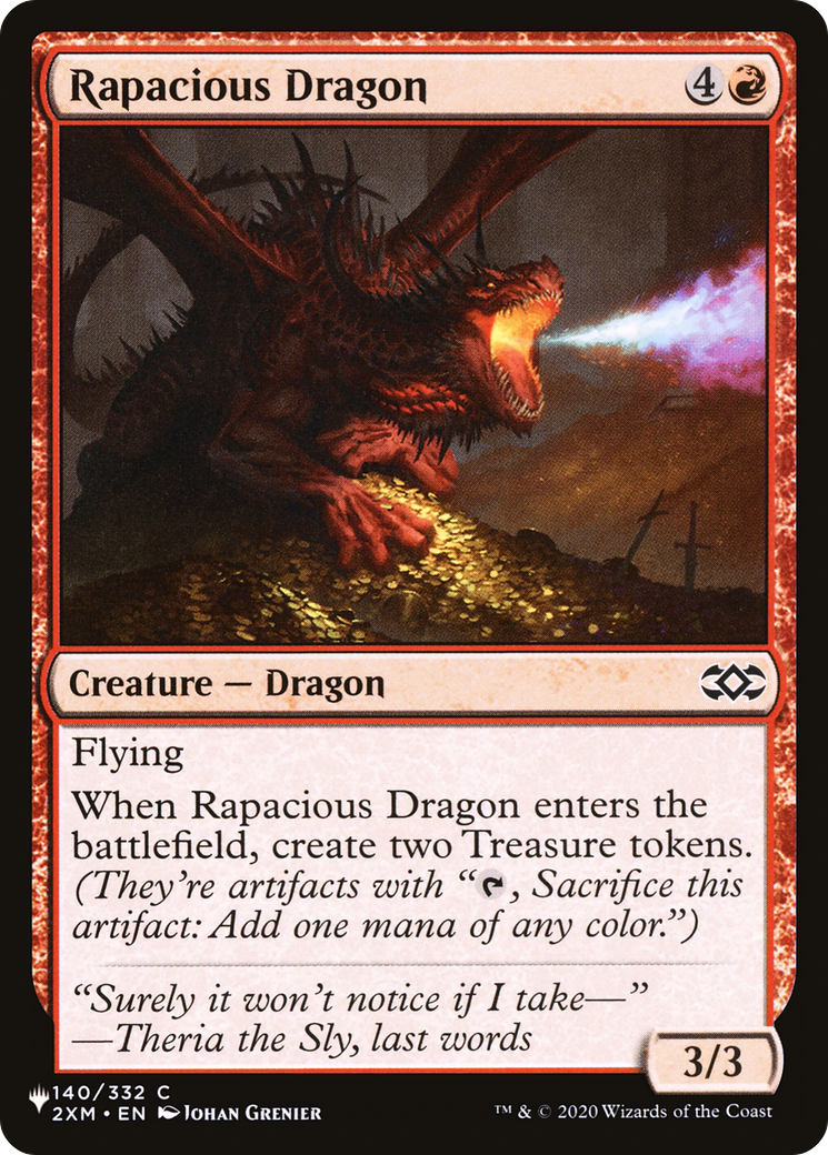 Rapacious Dragon [The List Reprints] | Grognard Games