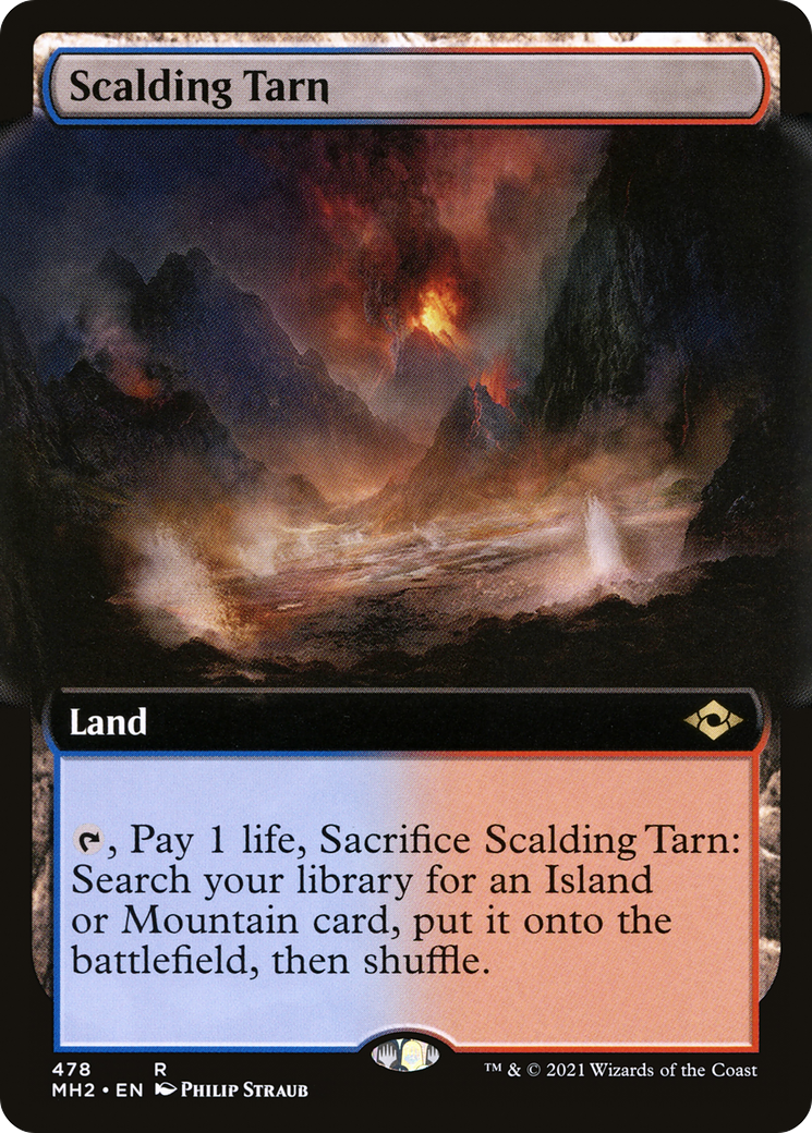 Scalding Tarn (Extended Art) [Modern Horizons 2] | Grognard Games