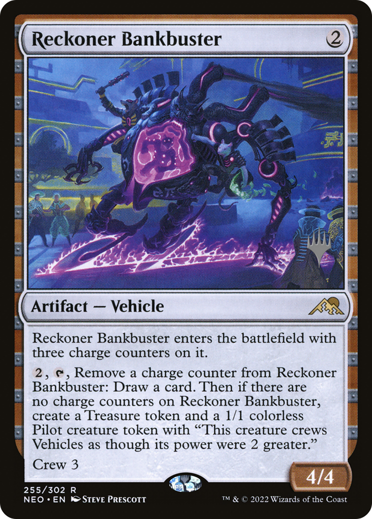 Reckoner Bankbuster (Promo Pack) [Kamigawa: Neon Dynasty Promos] | Grognard Games