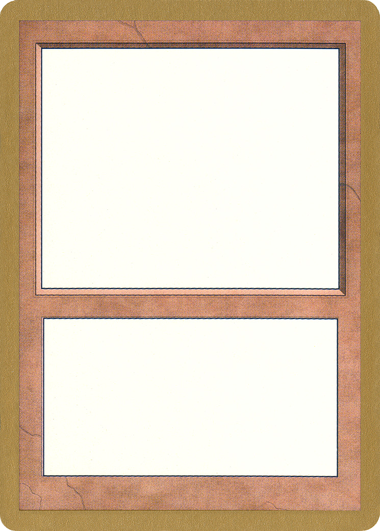 2000 World Championship Blank Card [World Championship Decks 2000] | Grognard Games