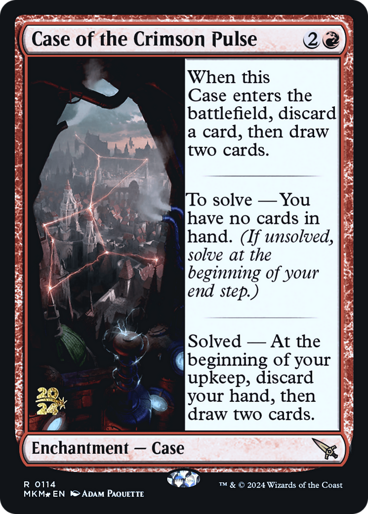 Case of the Crimson Pulse [Murders at Karlov Manor Prerelease Promos] | Grognard Games