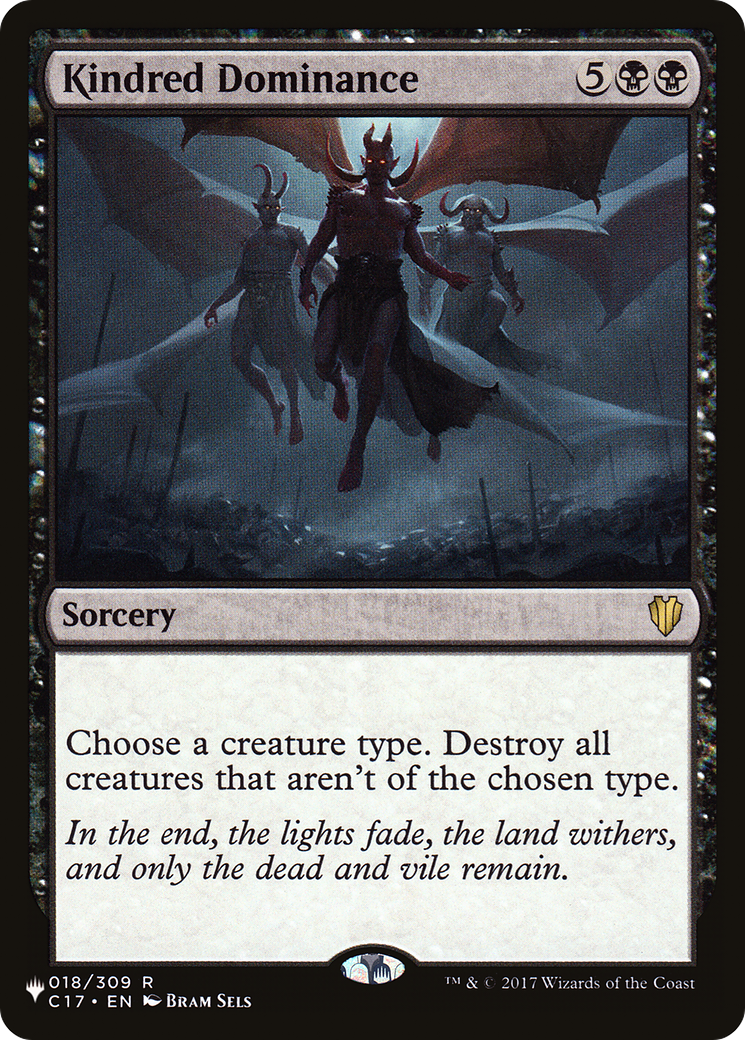 Kindred Dominance (LIST-018) - The List Reprints | Grognard Games