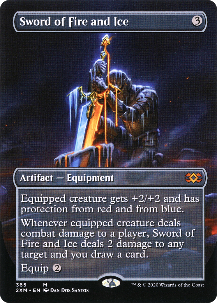 Sword of Fire and Ice (Toppers) [Double Masters Extended Art] | Grognard Games