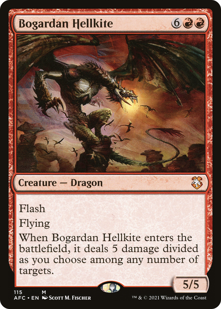 Bogardan Hellkite [Dungeons & Dragons: Adventures in the Forgotten Realms Commander] | Grognard Games
