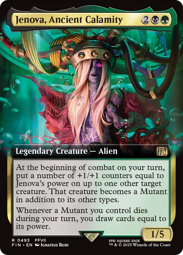 Jenova, Ancient Calamity (FIN-228) - FINAL FANTASY: (Extended Art) Foil | Grognard Games