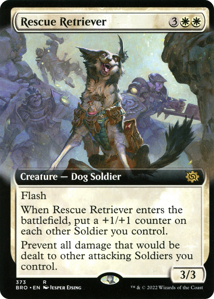 Rescue Retriever (Extended Art) [The Brothers' War] | Grognard Games