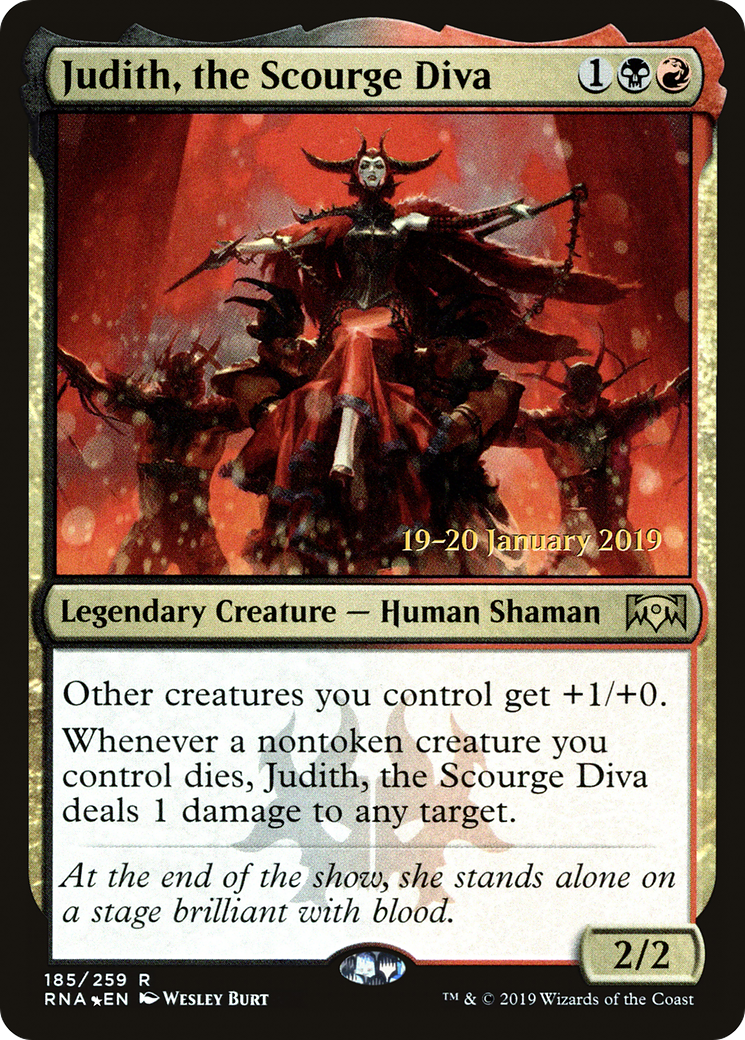 Judith, the Scourge Diva [Ravnica Allegiance Prerelease Promos] | Grognard Games