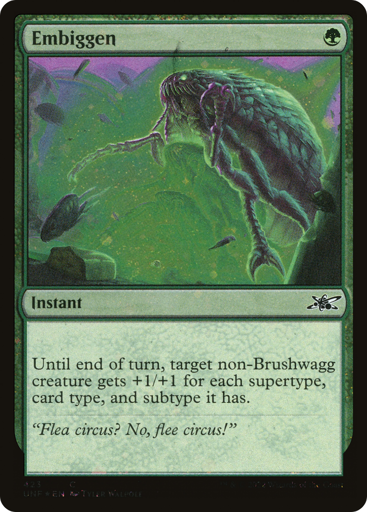 Embiggen (Galaxy Foil) [Unfinity] | Grognard Games