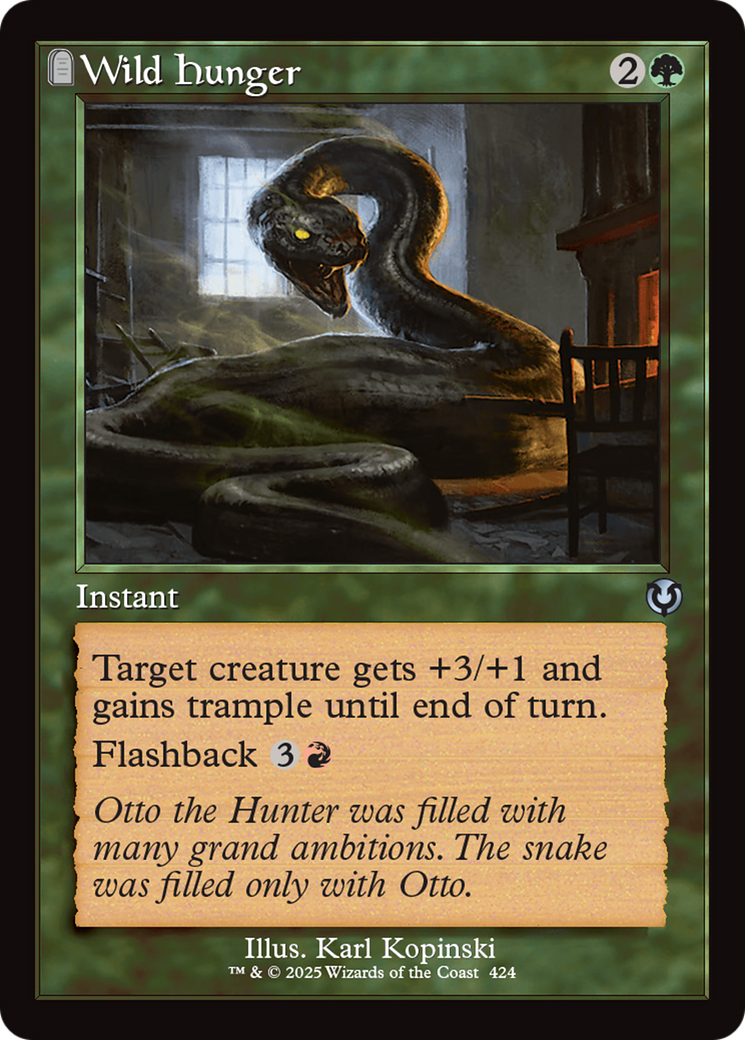 Wild Hunger (Retro Frame) [Innistrad Remastered] | Grognard Games