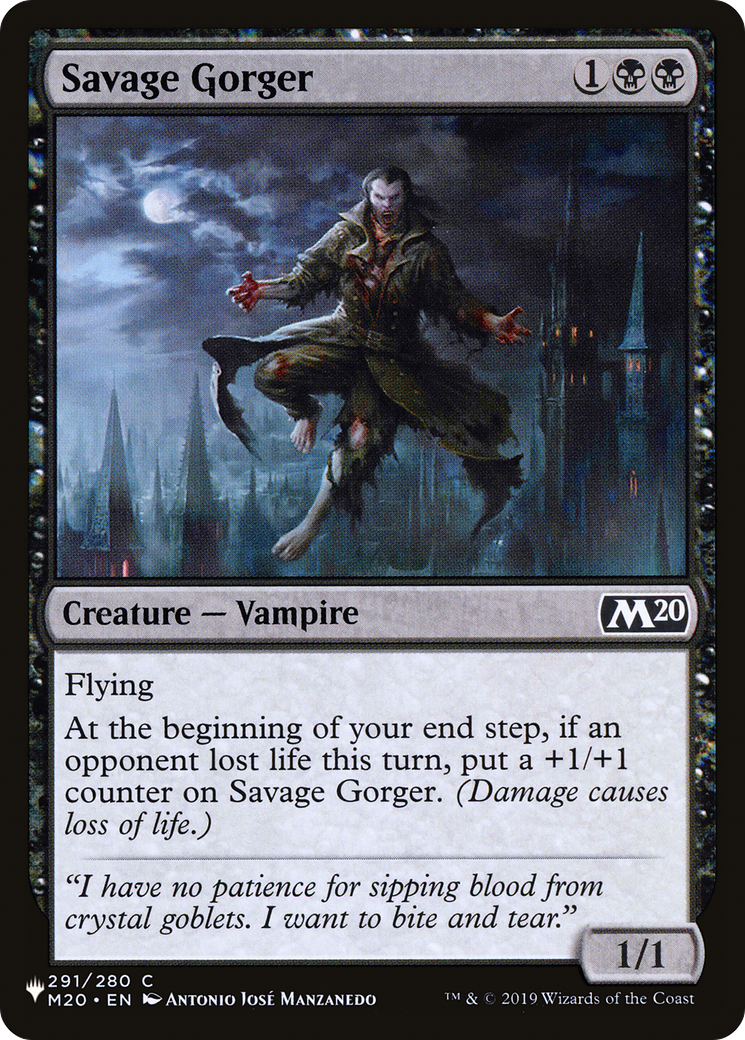 Savage Gorger [The List] | Grognard Games
